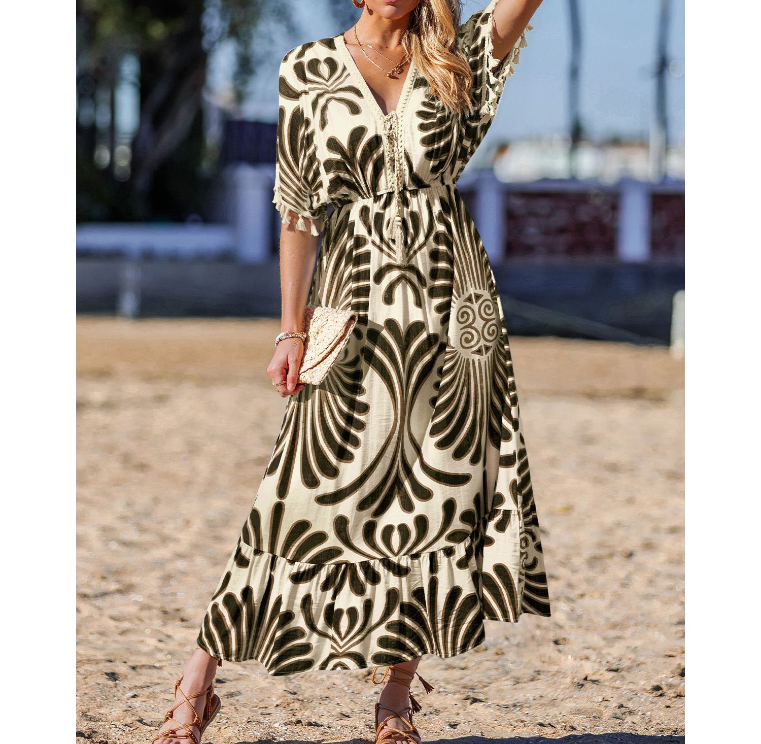 Women's Always Extra Ornate Maxi Beach Dress