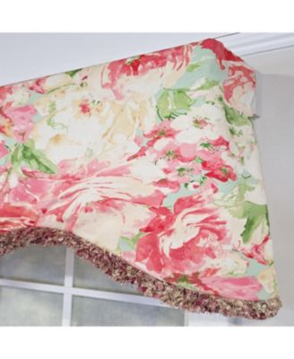 Angeline Cornice 100% Cotton Rod Pocket Lined  Window Valance 50" x 17"