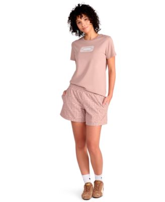 Women's Mid Rise Lace Knitted Shorts