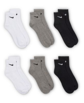 Men's Cotton Quarter Socks 6-Pack