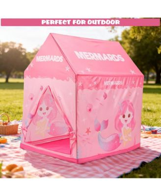Mermaid Themed Play Tent for Kids, Playhouse for Indoor & Outdoor