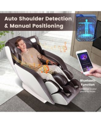 Full Body Massage Chair with Voice Control Heat Foot Roller