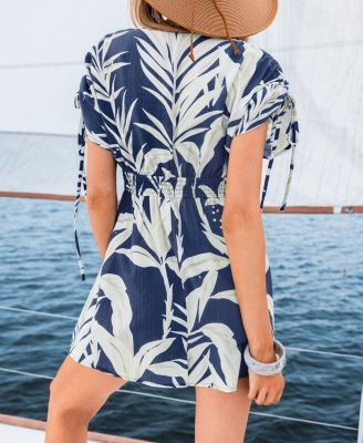Women's Island Moon Tropical Romper