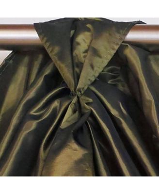 Taffeta 3-S Victory 100% Polyester Tab Top Swag Window Curtain 54" x 25" Hunter