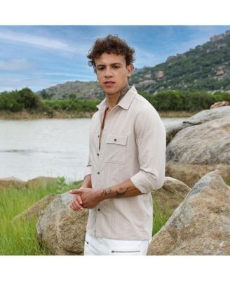 Men's Multitrack-Striped Shirt