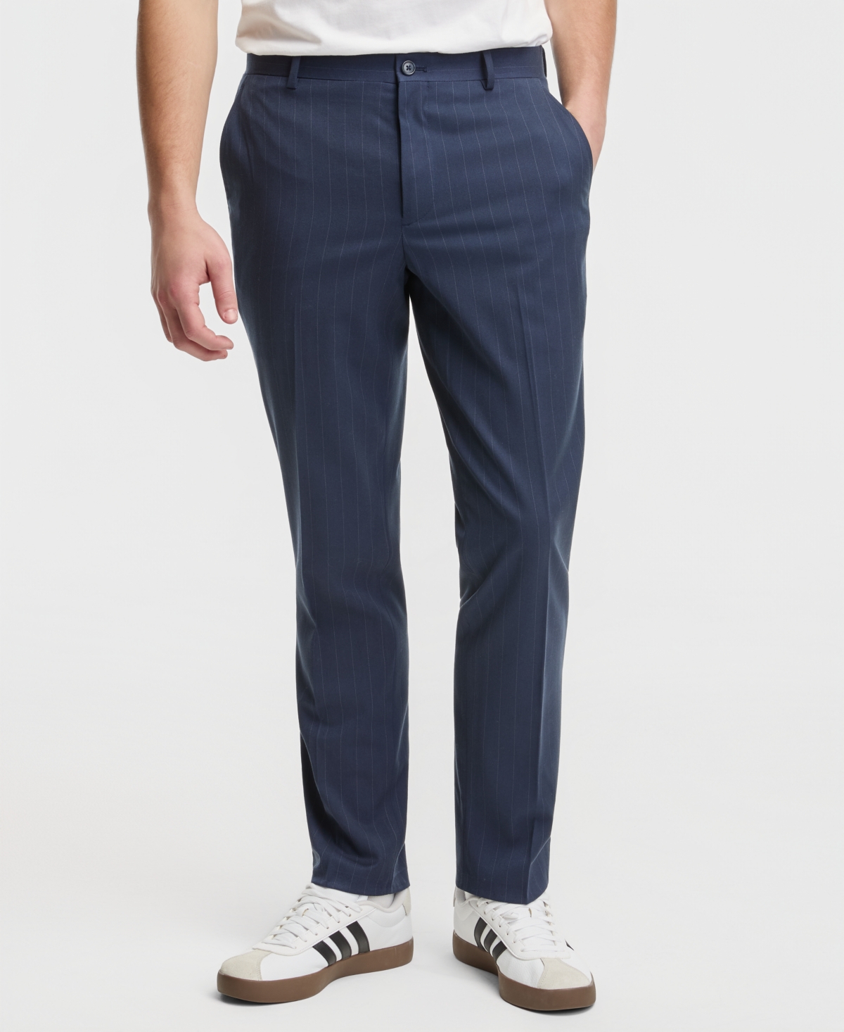 Mode of One Men's Slim-Fit Pinstripe Pants, Macy's Exclusive