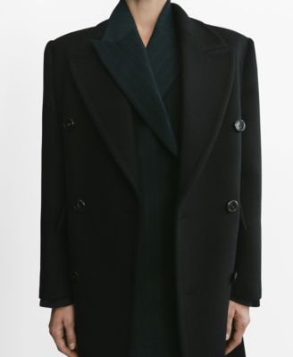 Women's Double-Breasted Wool Coat