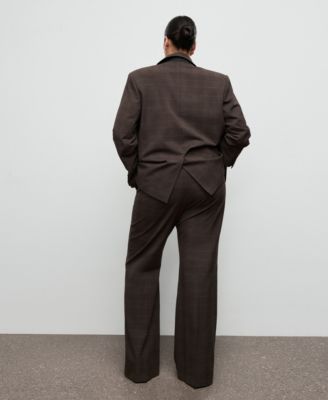 Women's Check Suit Pants