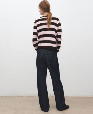 Women's Knit Striped Sweater