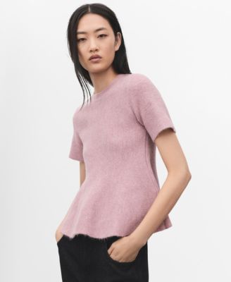 Women's Short-Sleeved Peplum Top