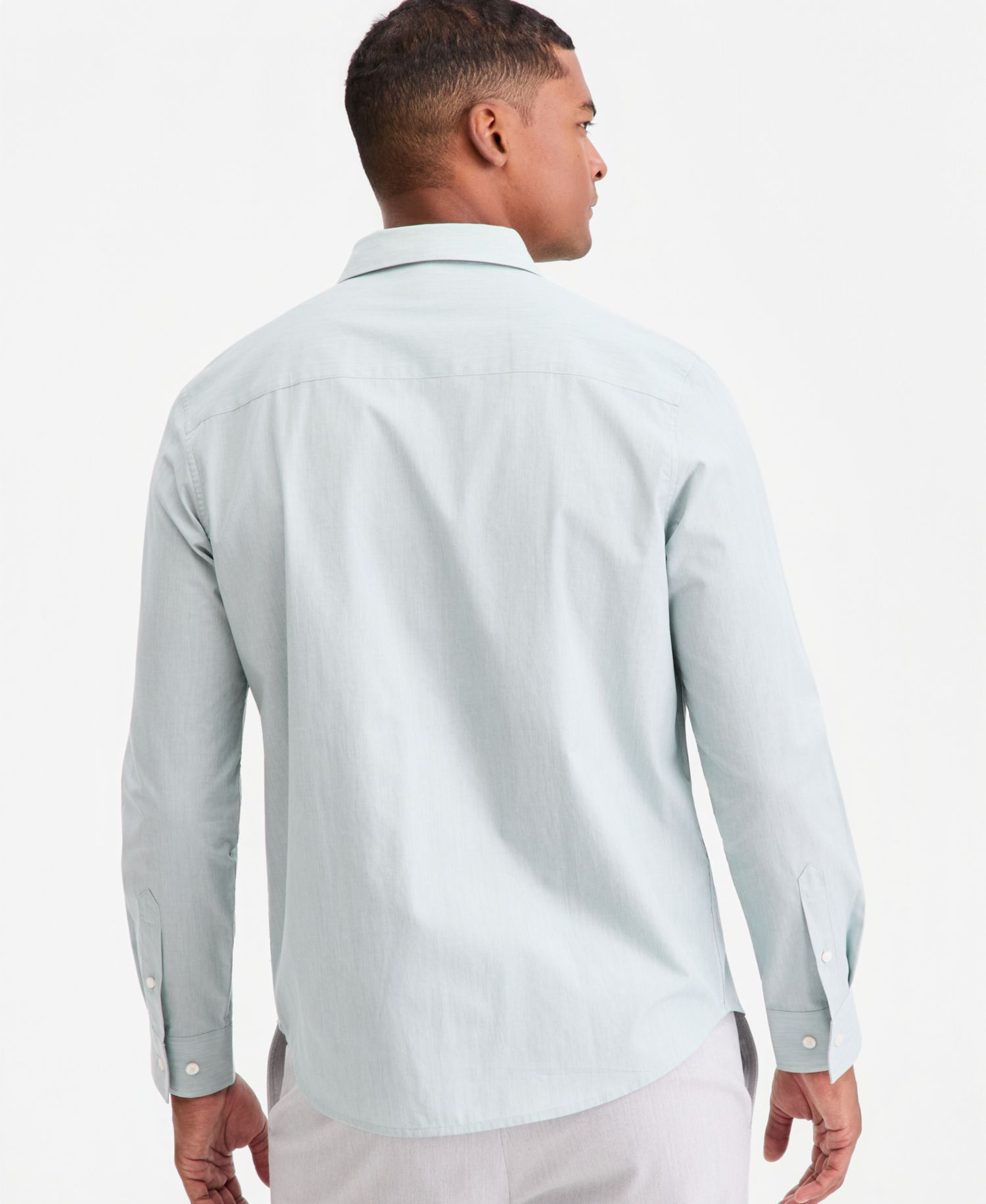 Aflani Men's Luke Cotton Long-Sleeve Button Shirt