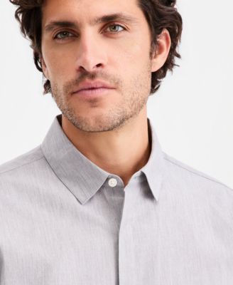 Aflani Men's Luke Cotton Long-Sleeve Button Shirt