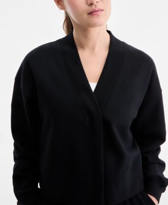 Women's Fleece Cropped Cardigan