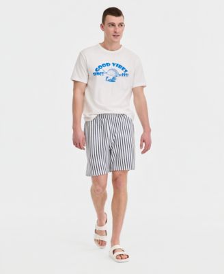 Men's Cotton Good Vibes Graphic Short-Sleeve T-Shirt