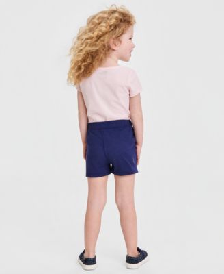 Toddler Girls' 12M-5T Knit Ruffled Shorts