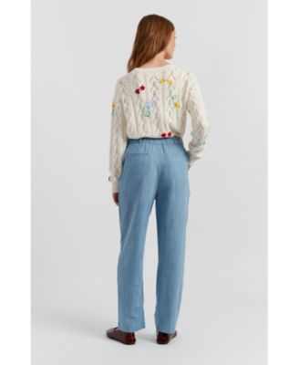 Women's Chambray Daisy Pants