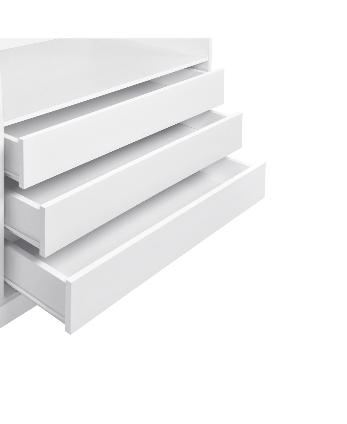Streamdale Furniture Modern Open Wardrobe with Drawers & Shelves