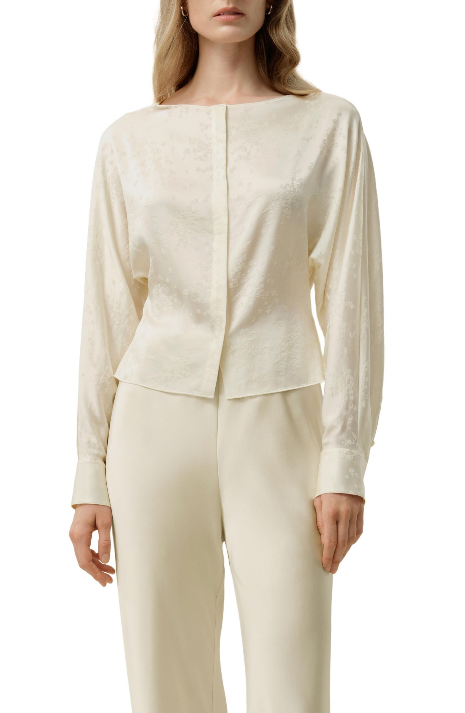 Women's Ying Jacquard Silk Blouse