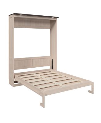 Queen Size Murphy Bed with LED