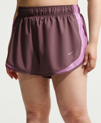 Plus Size Tempo Dri-FIT Mid-Rise 3" Brief-Lined Running Shorts
