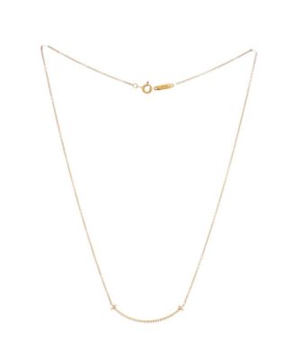 T Smile Pendant Necklace