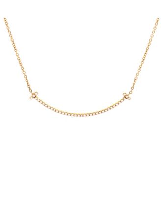 T Smile Pendant Necklace