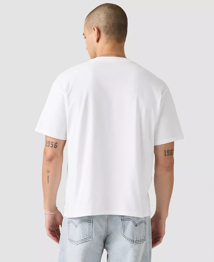 Men's Classic Cropped Boxy Short-Sleeve T-Shirt - thumbnail 9