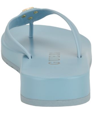 Women's Candry Triangle Logo EVA Thong Flip Flops