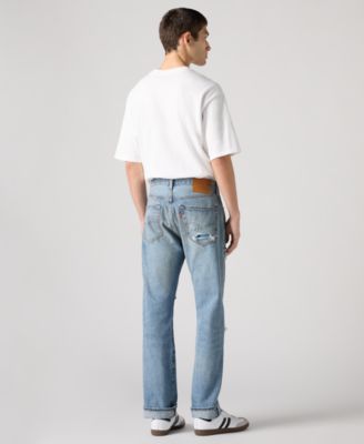 Men's 501 Regular-Fit Button Fly Non-Stretch Jeans