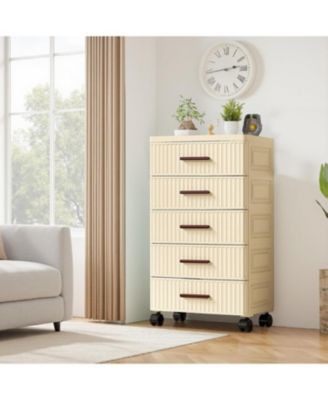 Plastic Storage Drawer Cart