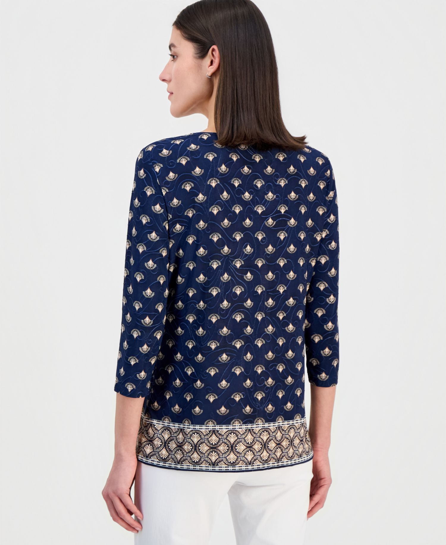 Petite Relaxed-Fit Crewneck Top