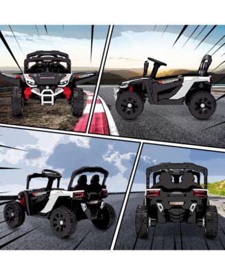 12V Kids Ride On Truck with Dual Motors for 3-8 Boys Girls,