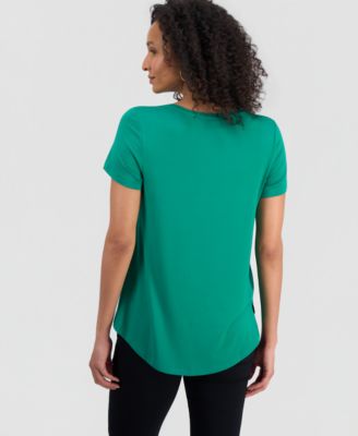 Women's Scoop-Neck Short Sleeve Top