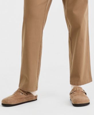 Men's Cotton-Blend Relaxed Chino Pants