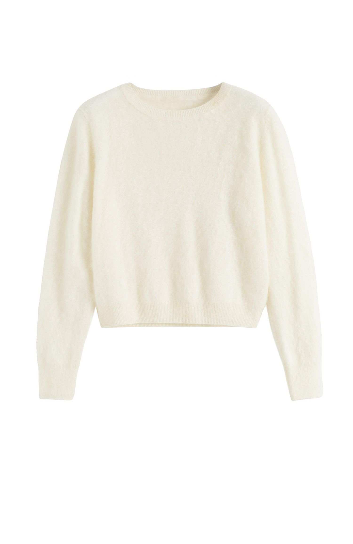 Women's Brushed Cashmere Crewneck Sweater