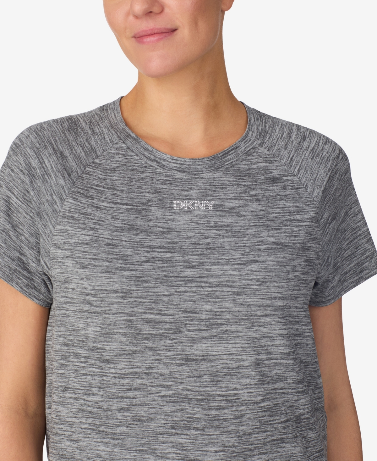 Dkny Women's Short-Sleeve Top and Wide-Leg Jogger Pants, 2-Piece Set