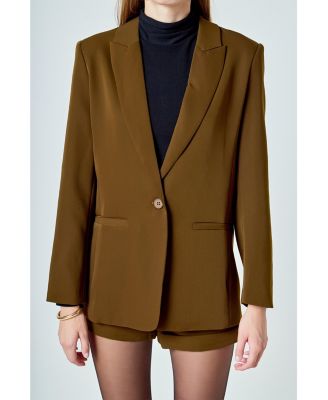 Women's Single-Breasted Blazer