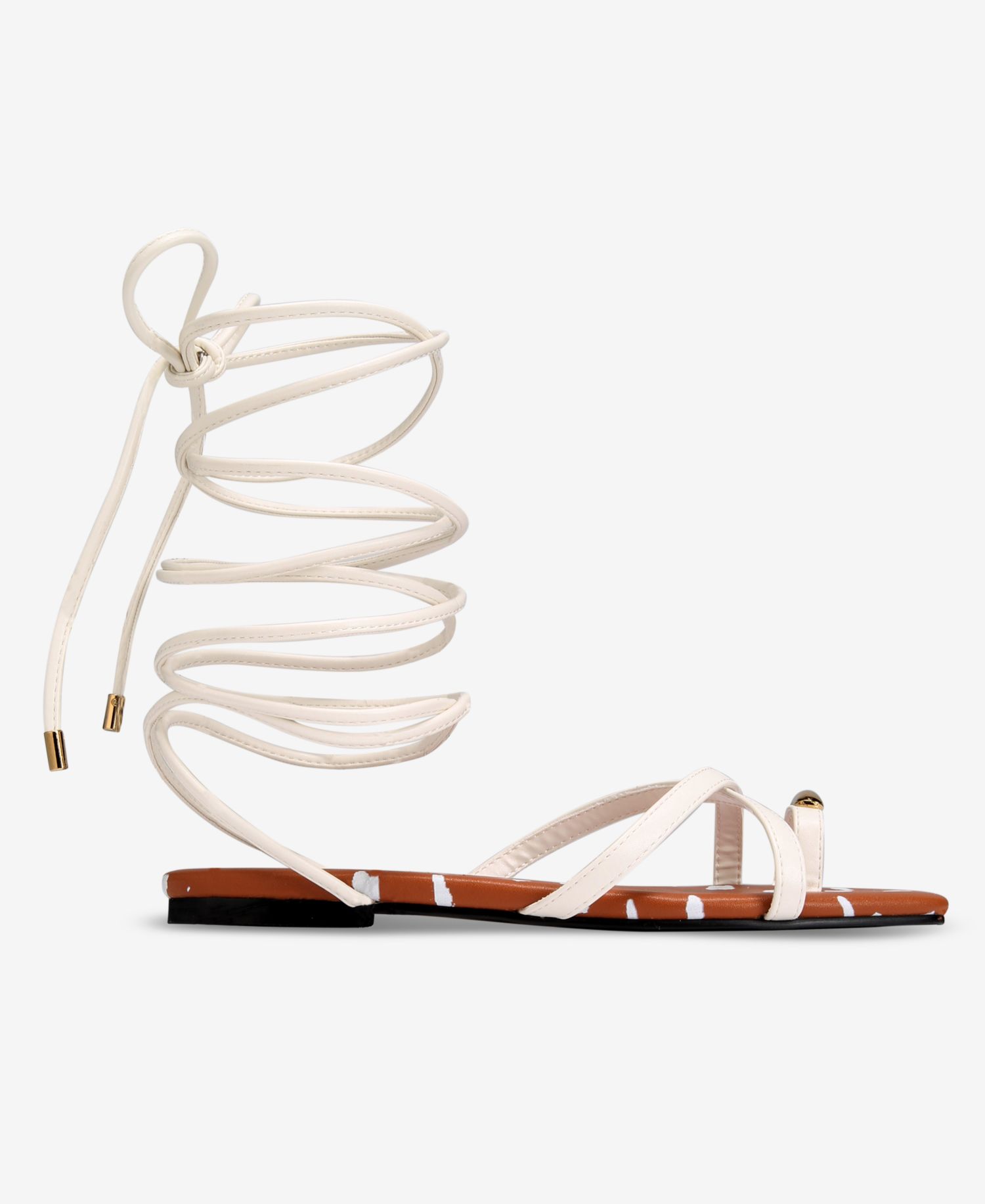 Women's Peyton Lace Up Flat Sandals - Extended Sizes Available