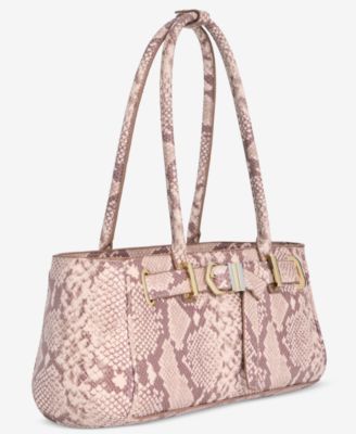 Zhuri Belted Snake Satchel