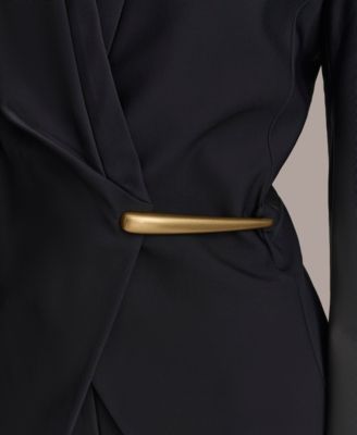 Women's Collarless Wrap Jacket