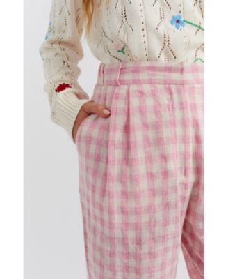 Women's Gingham Pants