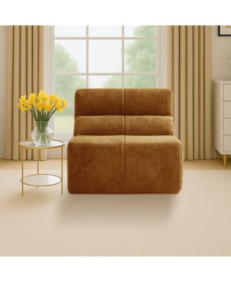  Luxury Cloud-Soft Velvet Single Sofa Chair