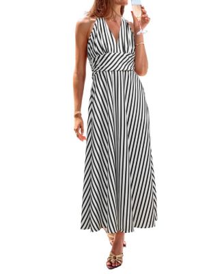 Women's Party Crasher Striped Maxi Beach Dress