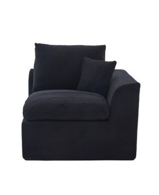  Modular Sectional Sofa Cloud Couch, Comfy Modern 2 Seater with Removable Cushion Covers