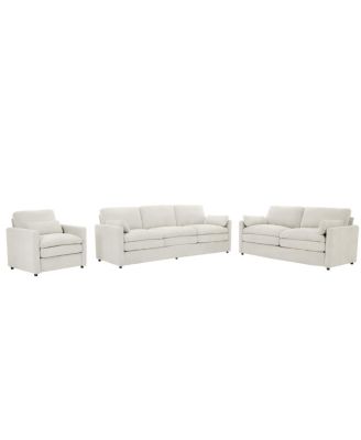 Cozy Upholstered Oversized Comfy Cloud Sofa Double Cushion Group