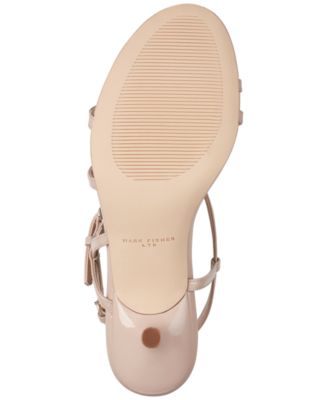 Women's Nylah Strappy Leather Kitten Heel Sandals