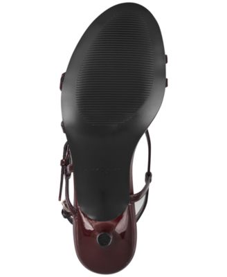 Women's Nylah Strappy Leather Kitten Heel Sandals