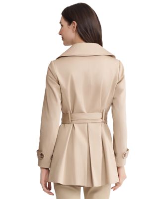 Petite Double Breasted Trench Jacket