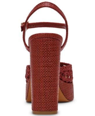 Women's Lexie Woven Adjustable Strap Platform Sandals