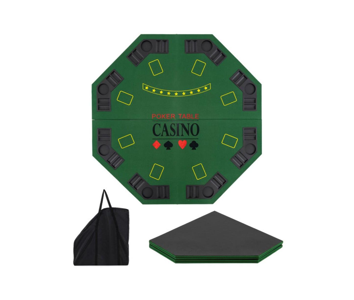 Детские игрушки HONGGE Folding Poker Table Top, Ages 14+, цвет: Зелёный — фото 5